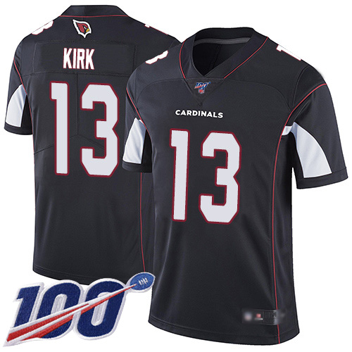 Arizona Cardinals Limited Black Men Christian Kirk Alternate Jersey NFL Football #13 100th Season Vapor Untouchable